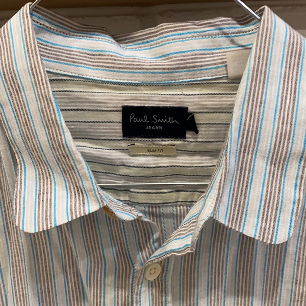 Paul Smith size L linen blend shirt